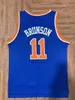 Mens 11 Jalen Brunson Basketball Jerseys Blue Home Black City Shirts