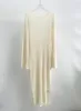 Vestido maxi feminino de lã tricotado Toteme