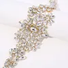 Bröllopssashes Nzuk Handmadel Bridesmaid Sash Diamond Crystal Dress Belt Rhinestone Bridal For Party