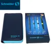 Multi Function Pens 4pcs/set Germany Schneider Gel Sciping Highlighter Marker 0.6mm/0.3mm/0.5mm/1-4mm Leather CAL Box Gail 230422