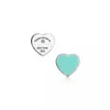 Classic Luxury T Peach Heart Earring Back Earrings for women fashion charm Single Diamond Green High quality designer Jewelry Earrings