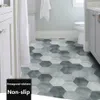 10pcs PVC Waterproof Bathroom Floor Sticker Peel Stick Self Adhesive Floor Tiles Kitchen Living Room Decor Non Slip Decal254q