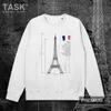 Sweats à capuche pour hommes Sujet Tour Eiffel Automne et hiver manteau épais à capuche Sweat à capuche populaire pull à capuche Hipster Survêtement 01L231122