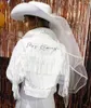 Women's Jackets Personalized White Fringe Crop Denim Jacket Custom Mrs. Jean Nashville Bachelorette Wedding Bridal Engagement Gift Cowgirl Coats 231121