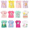 Tshirts Kids Girl T Shirt Summer Baby Cotton Tops Toddler Tees Clothes Clothing Cartoonts Tshirts Short Sleeve 29y 230421