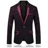 Męskie garnitury Blazers Mężczyźni Spring Wysokiej jakości wolny czas drukarski kombinezon/mężczyzna Slim Fit Fashed Tuxedo Casual Blazers Kurtka S-3xl 231122