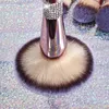 Makeup Brushes 10/12/14 Pcs Luxury Rose Gold Bling Rhinestone Set Glitter Diamond Vegan Brush With