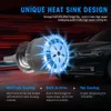 2PCS C6 72W 6000K COB CAB CAR AUTO HEADLAMT TRUCK LED HEADLIGHTS Waterproof H4 H7 H11 9004 9005 9006 9007スーパーブライトランプフォグライト