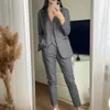 BA019 Black 3 Pcs Women Suits Fashion Blazer Set Wedding Tuxedos Party Wear Business Causal Pantsuits Formal Women Suits Office Sets