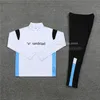 XXXL 23/24 Marseille Fußball-Trainingsanzüge CLAUSS OUNAHI VITINHA HARIT Trainingsanzüge Kapuzenjacke Erwachsene Kinder-Kits Training Langarm-Fußballtrikots S-3XL