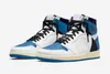 2022 Authentic Jumpman Basketballschuhe s X 1 High OG TS SP Herren Low Shoe Military Blue 1S Sail Black Shy Pink Damen Outdoor