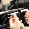 Chromium Styling Carmango For Jeep Wrangler -2021 Car Chrome Rear Wiper Er Frame Trim Decoration Protector Exterior Accessories2935 Dhdhg