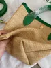 роскошная вышивка плетение лонгхаммп тота сумки женская сумочка соломенное холст дизайнерский сцепление сцепление с клаткой Рафис мешков