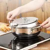 PANS JAPONESIONTE DO ESTILO DE FRYTE DE DEPRIANÇA 201 FERRAMENTAS DE CONUNTAÇÃO ANTERRO INONTES TEMPURA FRYER PAN com tampa e