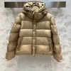 Piumino da donna invernale piumino da donna di design moda classica di alta qualità casual versatile canotta staccabile cappotto caldo outdoor blu allentato donna parka