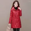 Женские плащи 2023, зимняя яркая цветная пуховая куртка, модное легкое тонкое теплое хлопковое пальто, однотонное утолщенное свободное пальто