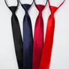 5*46 cm Pure Color Neck Ties for Women Men School Business Hotel Bank Office Slitte Party Fashion Accessories