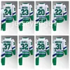 Sebastian Aho Carolinat Hurricanese Whalers Witte Jersey Premier Breakaway 20 Brett Pesce 22 Stefan Noesen 23 Uniform helemaal gestikt