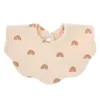 Cotton Gause Baby Bibs 단색 유아 턱받이 신생아 버프 천 두건 스카프 어린이 신생아 소년 소녀를 먹이는 타액 타월