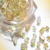 Decorações de arte de unhas 120/240 unidades 3D pequeno diamante pedra manicure 2-5mm ouro prata strass joias brilho brilho peças de unhas suprimentos para luxo B # 231121