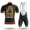 2022 Jadę jak stary rowerowy rower Jersey MTB Mountain Rower Unching Men Krótki zestaw Ropa Ciclismo Ubrania rowerowe Maillot 258d