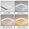 Ceiling Lights Modern LED Light Square Panel Lamp Indoor Study Bedroom Living Room Decor Lighting Fixture Chandeliers 220V 110V