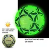 Ballons de football réfléchissants LED ballons d'entraînement taille 5 escent lumineux Cool pour enfant adulte 231122