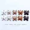 Hair Accessories High-End Leather Butterfly Hiar Clip For Girls Sweet Princess Hairpins Handmade Kids Barrettes Child