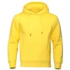 Sweats à capuche pour hommes hiver couleur unie hommes polaire chaud hommes sweat mode streetwear décontracté femmes lâches pulls respirants à capuche 2023