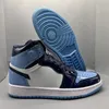 2023 Heren basketbalschoenen jumpman 1 1s hoge OG sneakers Lucky Green Chicago Starfish University Blue Skyline licht rookgrijs heren dames sporttrainers 36-48