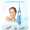 Other Oral Hygiene 2X Portable Irrigator Clean The Mouth Wash Your Tooth Water Irrigation Manual Flosser ABS 230421