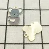 Charms 10pcs Enamel Koala Charm Jewelry Accessories Earring Pendant Bracelet Necklace Zinc Alloy Diy Finding 18x22mm