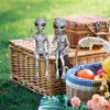 Weltraum Alien Statue Baby Rahmen Statuen Home Interior Und Outdoor Dekorationen Jardineria Decoracions Garten Accessories204V