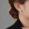 Boucles d'oreilles pendantes Amaiyllis S925 en argent Sterling léger luxe mode perle d'eau douce Niche irrégulière longue coquille bijoux