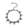 Chains Spikes Necklace Rivet Goth Necklaces Chokers With And Chain Streetwear Vintage Punk For Women Men