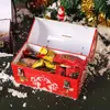 Cadeau Wrap StobagChristmas Candy Emballage Tin Box Party Décoration Cookies Chocolat Fournitures Tirelire Enfants Faveurs avec poignée 231121