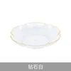 Assiettes créatives en plastique en forme de fleur, salon, bureau, plat à fruits, assiette à gâteau, plats à collation, vaisselle à Dessert domestique