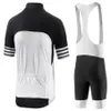 Mężczyźni czarno-białe koszulka rowerowa set 2022 Maillot Ciclismo Rower Ubrania rowerowe rowerowe ubrania rowerowe