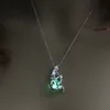 Mode Tiere Charm Halskette Frauen im Dunkeln leuchten Kette Bead Designer S556 Schmuck Geschenke für weibliche Mädchen