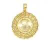 Pendant Necklaces FS Unisex Gold Color Magnificent Personalized Jewelry Retro Vintage Big For Gift