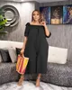 2023 Plus Size S-3XL Womens Clothing Summer Dress Sexig Off Shoulder Bow Short Maxi Dress Elegant Party Dresses for Woman