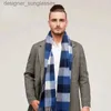 Scarves High Quality 100% Wool Scarf Men Thick Plaid Soft Warm Women Wrs Classic Business Muffler Winter Popular Tassel Shl MaleL231122