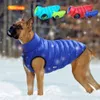 Vêtements de chien Manteau d'hiver chaud Débardeur Veste réversible 3couche épaisse Vêtements pour animaux de compagnie imperméable Mini 231121