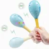 لوحات المفاتيح البيانو 1pcs ملونة Maracas Maracas طفل الموسيقية الحشر