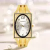 Начатые часы Cansnow Bangle Watch Mujer Relojes Womens Watches Bracelet Bracelet из нержавеющей стали для женщин для женщин -дизайн женских часов