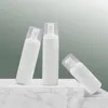 100ml 120ml 150ml Foamer Bottles Empty White Plastic Foam Bottles Hand Wash Soap Mousse Cream Dispenser Bubbling Bottle BPA Free Llrpl