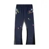 Meichaogao Street Los Angeles Dept Ink Splashing Graffiti Hand-painted Loose Pants Patchwork Men's and Women's Fashion