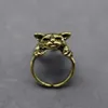 S3613 bijoux de mode mignon chat paresseux anneau pour les femmes ouvrant des anneaux réglables