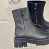 2023 mujeres diseñadores zapatos de cuero de gran tamaño botas de mujer plataforma de tobillo Martin zapatos de mujer botas de cuero genuino 35-41