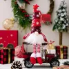 Noel dekorasyonları 3pcs/set Noel aydınlatmalı uzun bacak gnome yüzü olmayan yaşlı adam bebek Noel dekorasyonları gnome çift bebek süsleme penceresi dekora 231121